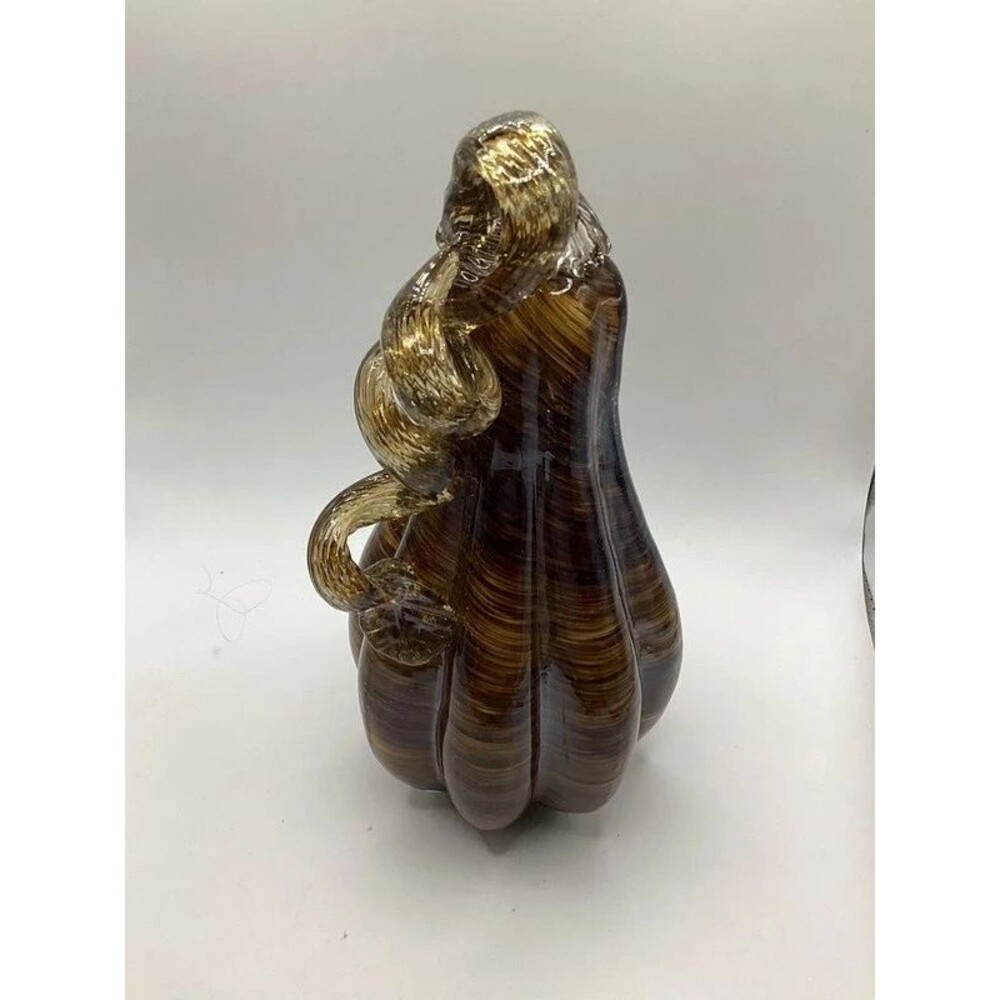 hand-blown art glass gourd